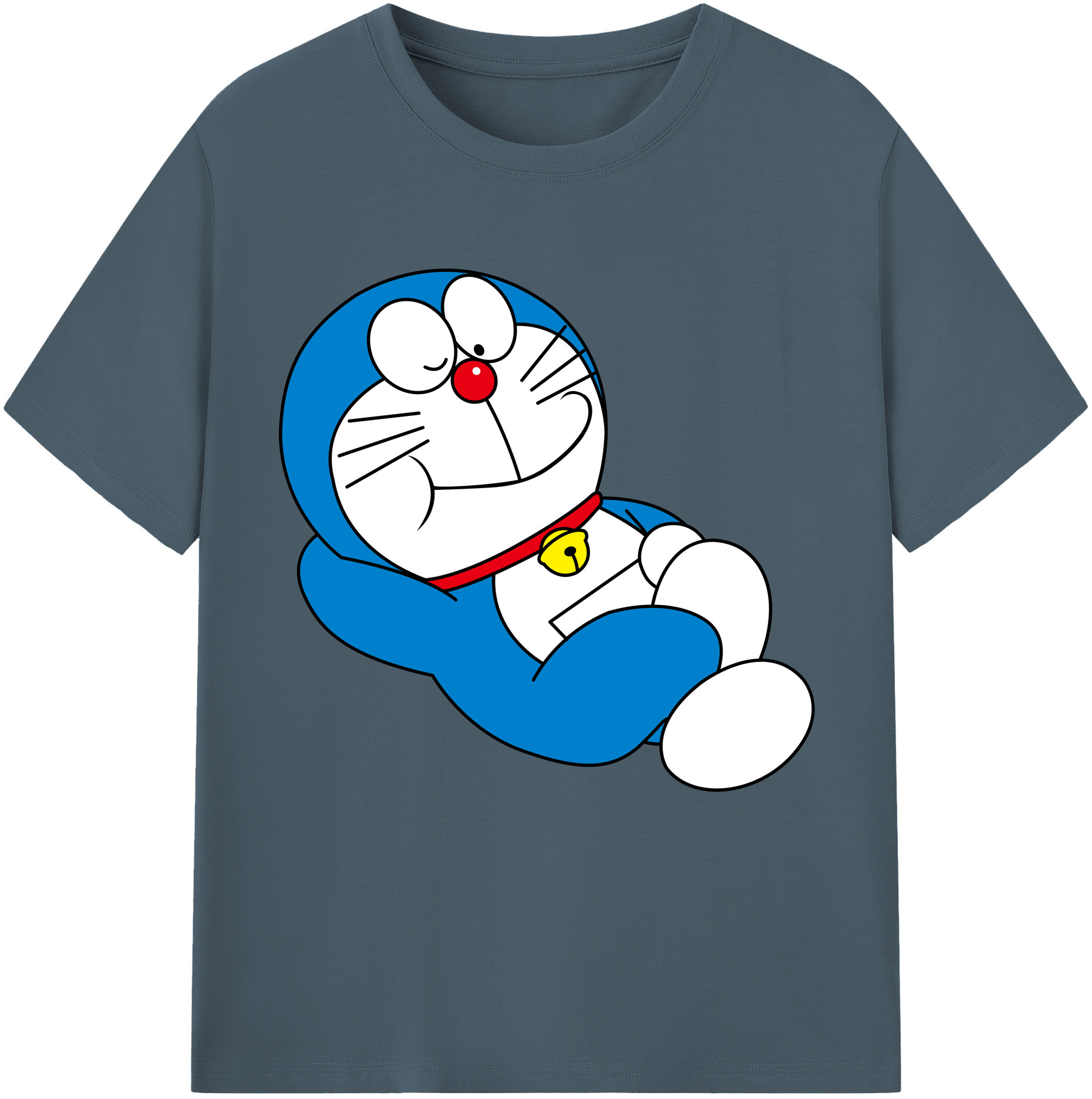 （画像用） ドラえもん Doraemon 綿100％半袖Tシャツ（フロントプリント）
